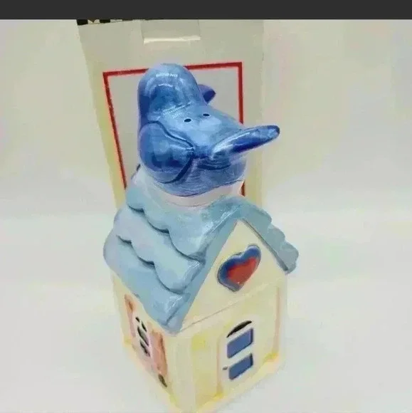 Vintage 1993 Susan Winget Bird House Salt & Pepper Shaker Brand New - Picture 10 of 12